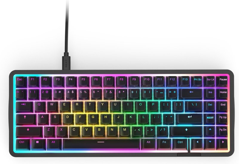 Nzxt function elite minitkl zwart b - NZXT Function Elite MiniTKL Zwart Toetsenbord
