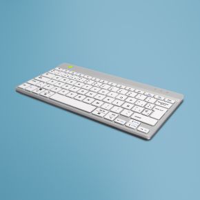 Compact Break toetsenbord Draadloos Wit Qwerty Spaans - afbeelding 2