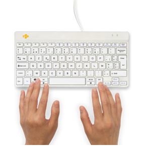 Compact Break toetsenbord Wit Azerty Belgisch Toetsenbord - afbeelding 4