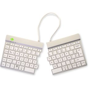 Split Break toetsenbord Draadloos Wit Azerty Belgisch Toetsenbord - afbeelding 2