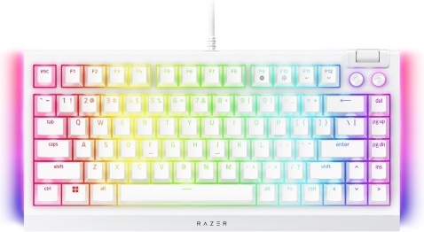 Razer blackwidow v4 75 toetsenbord 4 orig - Razer BlackWidow V4 75% Wit - Razer Orange Toetsenbord