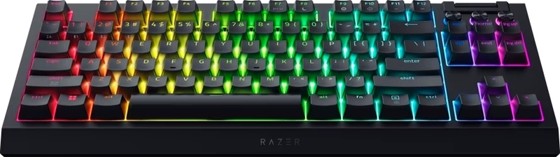 Razer blackwidow v4 draadloos toetse 775554 3 orig - Razer BlackWidow V4 Tenkeyless HyperSpeed Linear Yellow toetsenbord
