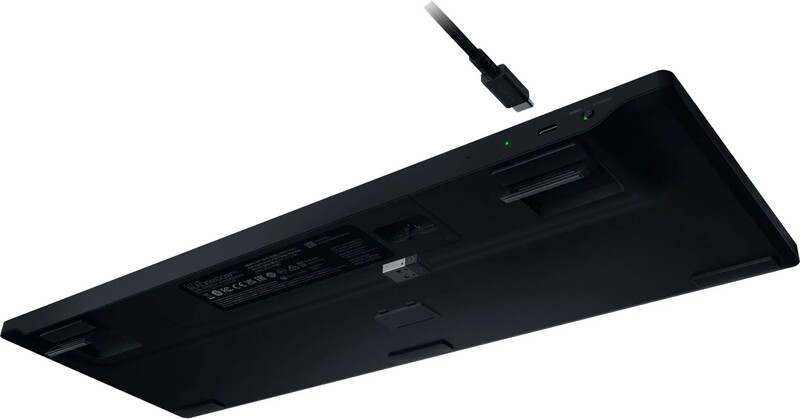Razer blackwidow v4 low profile hype 1121486 3 orig - Razer BlackWidow V4 Low-Profile HyperSpeed Toetsenbord (Yellow)