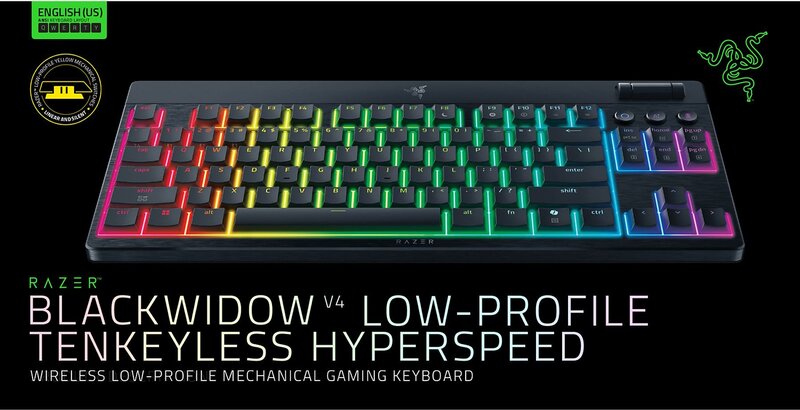 Razer blackwidow v4 low profile toet 1121658 5 orig - Razer BlackWidow V4 Low-Profile Tenkeyless HyperSpeed