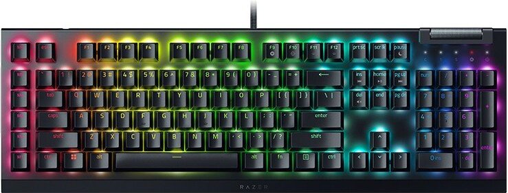 Razer blackwidow v4 x toetsenbord 775315 - Razer BlackWidow V4 X Zwart - Razer Yellow Toetsenbord