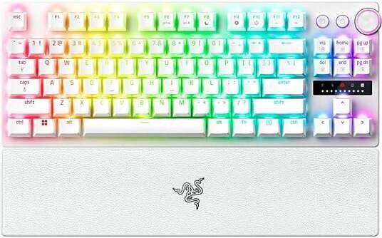 Razer huntsman v3 pro tenkeyless toe - Razer Huntsman V3 Pro TKL Wit - Razer Analog Optical Gen-2 Toetsenbord