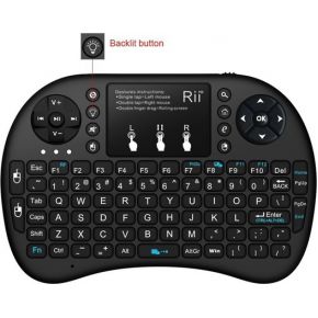 i8+ Mini toetsenbord Draadloos Zwart Toetsenbord - afbeelding 5