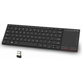 K22 Ultra Slim Wireless Multimedia Keyboard with Touchpad - afbeelding 2