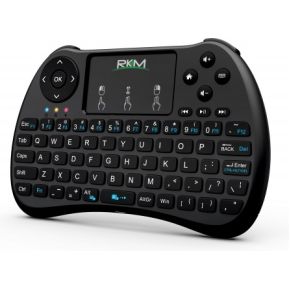 K6 Draadloos Mini Toetsenbord met Touchpad Zwart - afbeelding 5