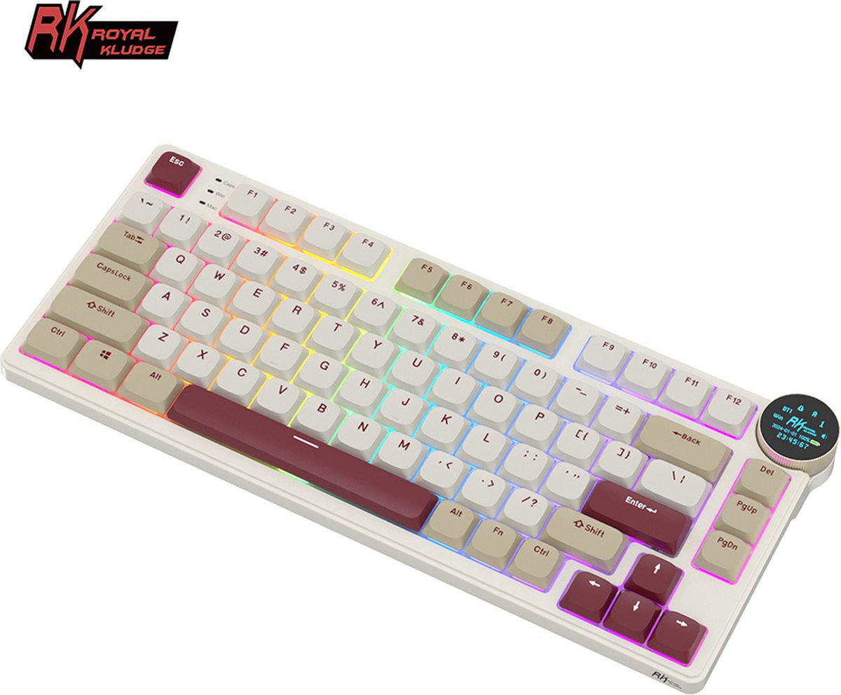 Royal kludge rk n80 mechanisch toets 6529222 6 orig - Royal Kludge N80 Toetsenbord (rood)