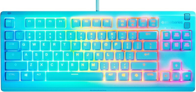 Steelseries apex 3 tkl bedraad toetsenbord 775259 - SteelSeries Apex 3 TKL Aqua Gaming Toetsenbord
