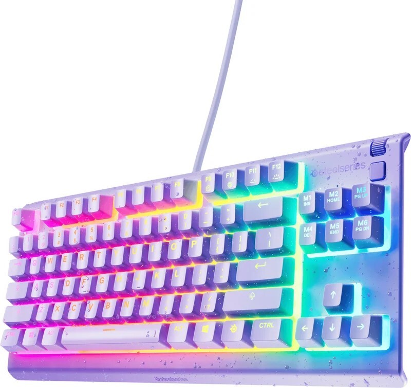 Steelseries apex 3 tkl bedraad toetsenbord 775277 2 orig - Steelseries Apex 3 TKL Lavender Toetsenbord
