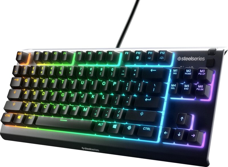 Steelseries apex 3 tkl toetsenbord 775240 5 orig - SteelSeries Apex 3 TKL Zwart Gaming Toetsenbord