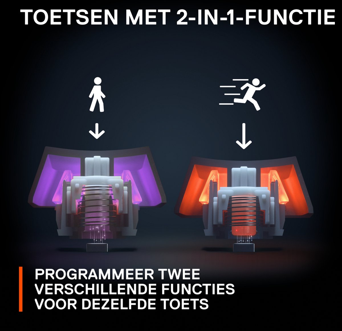 Steelseries apex pro mini draadloos mechan 4 orig - SteelSeries Apex Pro Mini Draadloos Mechanisch Toetsenbord (zwart)