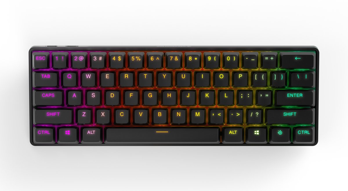 Steelseries apex pro mini draadloos mechan 7 orig - SteelSeries Apex Pro Mini Draadloos Mechanisch Toetsenbord (zwart)