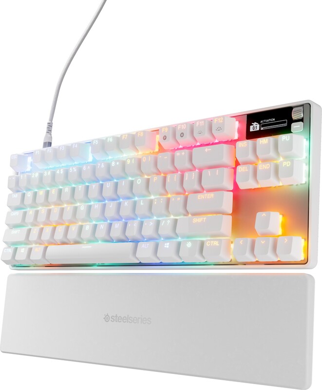 Steelseries apex pro tkl gen 3 toetsenbord 2 orig - SteelSeries Apex Pro TKL Gen 3 Toetsenbord (White)