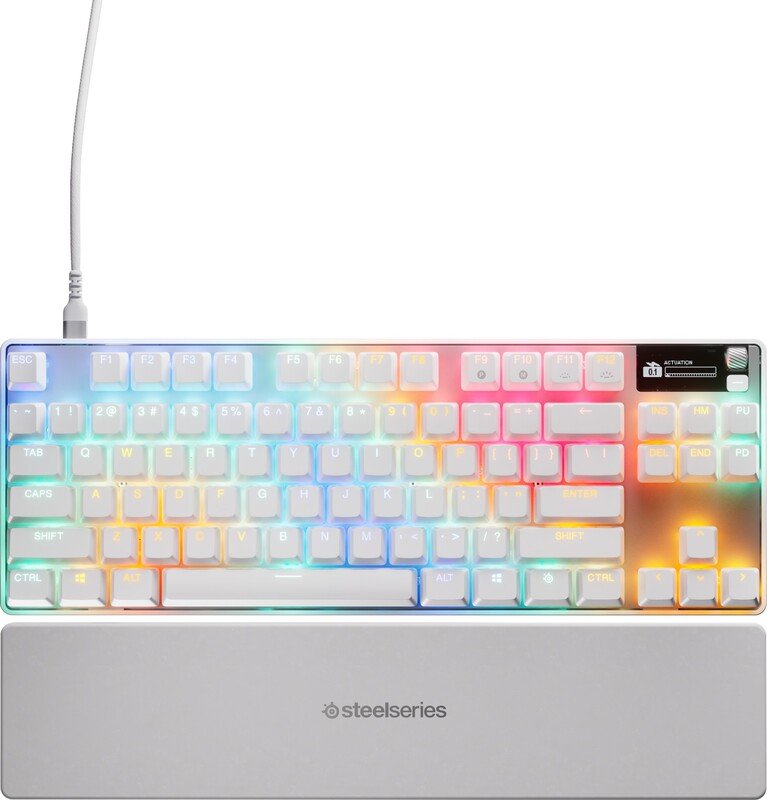 Steelseries apex pro tkl gen 3 toetsenbord - SteelSeries Apex Pro TKL Gen 3 Toetsenbord (White)