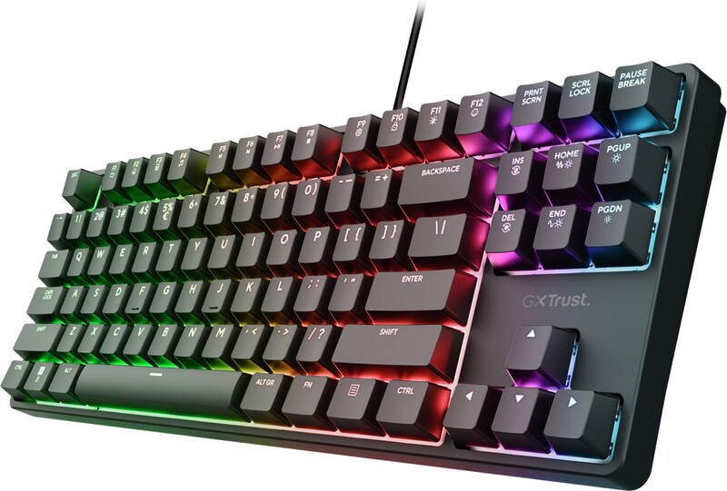 Trust gxt 864 cada mechanisch toetse 4 orig - Trust GXT 864 Cada Compact Mechanical TKL Gaming Keyboard