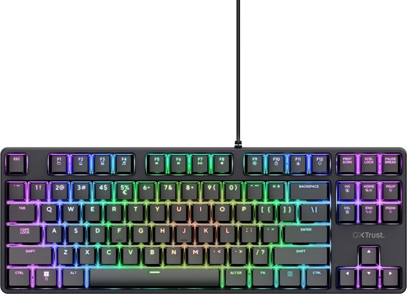 Trust gxt 864 cada mechanisch toetse - Trust GXT 864 Cada Compact Mechanical TKL Gaming Keyboard
