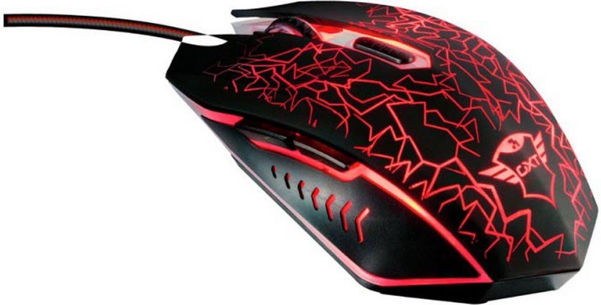 Trust gxt1180rw pakket zwart qwerty 4 orig - Trust Gxt1180Rw Gaming-Pakket Zwart Qwerty Spanish Toetsenbord