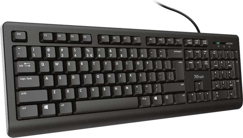 Trust primo bedraad toetsenbord full 3 orig - Trust Primo Toetsenbord Zwart