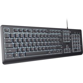 Primo Illuminated Keyboard USB Black US QWERTY - afbeelding 3