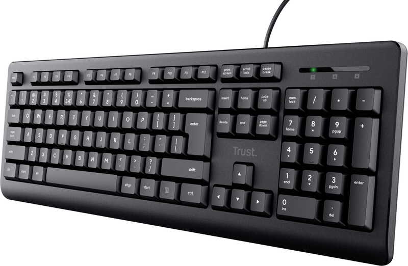 Trust tk 150 toetsenbord us business 2 orig - Trust TK-150 Toetsenbord Zwart