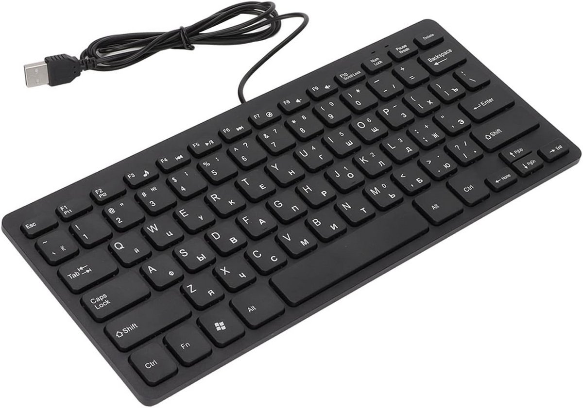 Ultradun taaltoetsenbord 78 toetsen dui