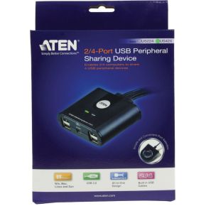 Aten 4 poorts usb 2 0 switch 3 orig - Aten Us424 Computer Data Switch 4-poorts KM-switch