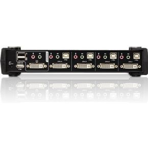 Aten cs1764a kvm switch 2 orig - Aten Cs1764A Single Link USB Audio 4-poorts DVI KVM-switch