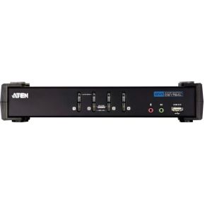 Aten cs1764a kvm switch 3 orig - Aten Cs1764A Single Link USB Audio 4-poorts DVI KVM-switch