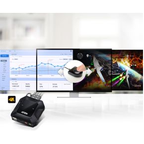Aten cs22h kvm switch zwart 8 orig - Aten CS22H-AT 2-poorts HDMI KVM-switch