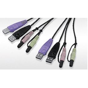 Aten kvm switch 2 port dvi usb 2 orig - Aten Cs682 D Single Link USB Audio 2-poorts DVI KVM-switch