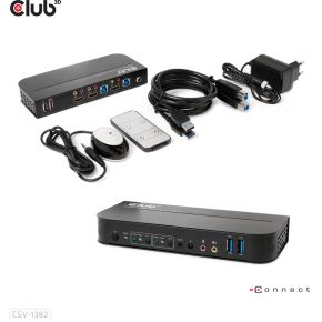 Club 3d csv 1382 kvm switch 3 orig - Club 3D CSV-1382 2-poorts HDMI KVM-switch