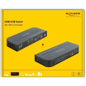 Delock kvm switch kvm switch 4 orig - DeLOCK HDMI KVM-switch