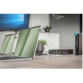 Digitus ds 12880 kvm switch zwart 4 orig - Digitus DS-12880 4-poorts HDMI KVM-switch