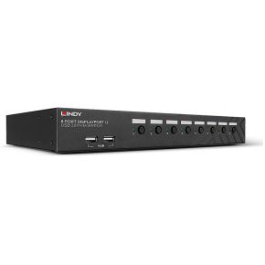 Lindy 39540 kvm switch rack montage 2 orig - LINDY 8 Port 1.2 USB 2.0 8-poorts DisplayPort KVM-switch