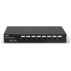 Lindy 39540 kvm switch rack montage 3 orig - LINDY 8 Port 1.2 USB 2.0 8-poorts DisplayPort KVM-switch