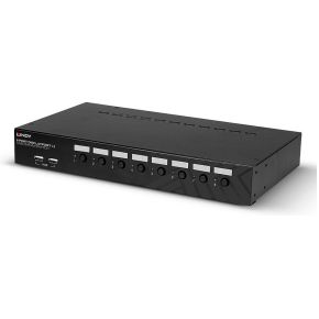 Lindy 39540 kvm switch rack montage 5 orig - LINDY 8 Port 1.2 USB 2.0 8-poorts DisplayPort KVM-switch