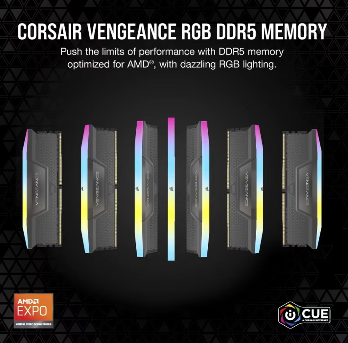 Vengeance RGB 64GB (2x32GB) DDR5 5600MHz CL40 AMD EXPO & Intel XMP Memory Kit - afbeelding 3