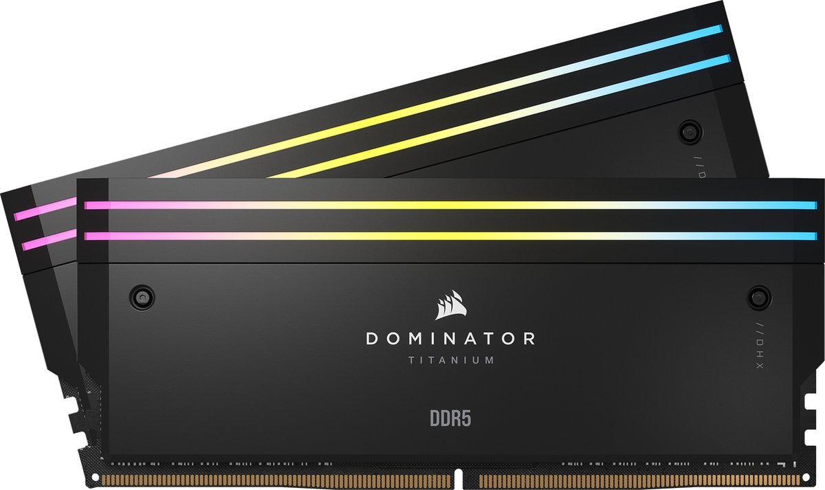 Corsair Corsair Dominator Titanium Cmp96Gx5M2B6600C32 Geheugenmodule 96 Gb 2 X 48 Gb Ddr5 6600 Mhz