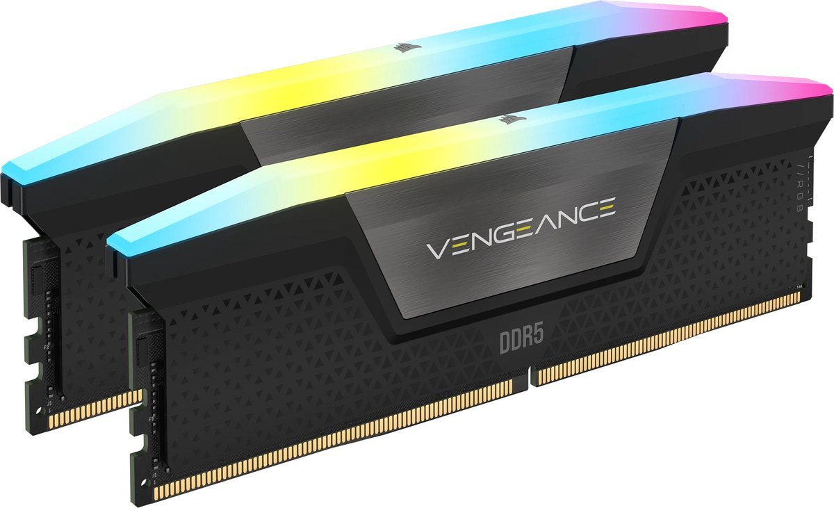 Corsair Corsair Vengeance Rgb Cmh64Gx5M2B6400C42 Geheugenmodule 64 Gb 2 X 32 Gb Ddr5 6400 Mt/S