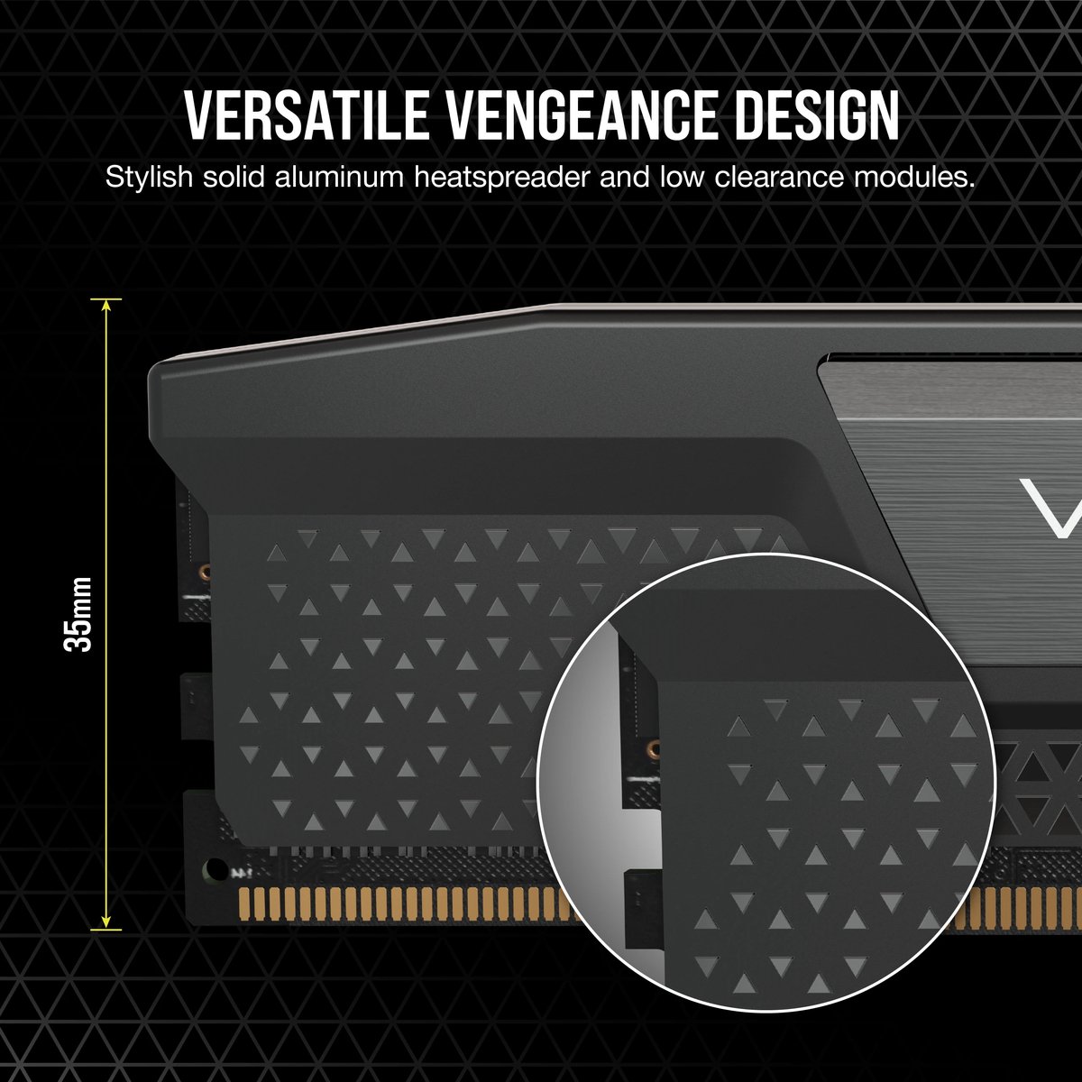 Corsair vengeance cmk32gx5m1b5600z40 g 3 orig - Corsair Vengeance (Grey) Geheugenmodule 32GB DDR5-5600 Geheugen (Grey)
