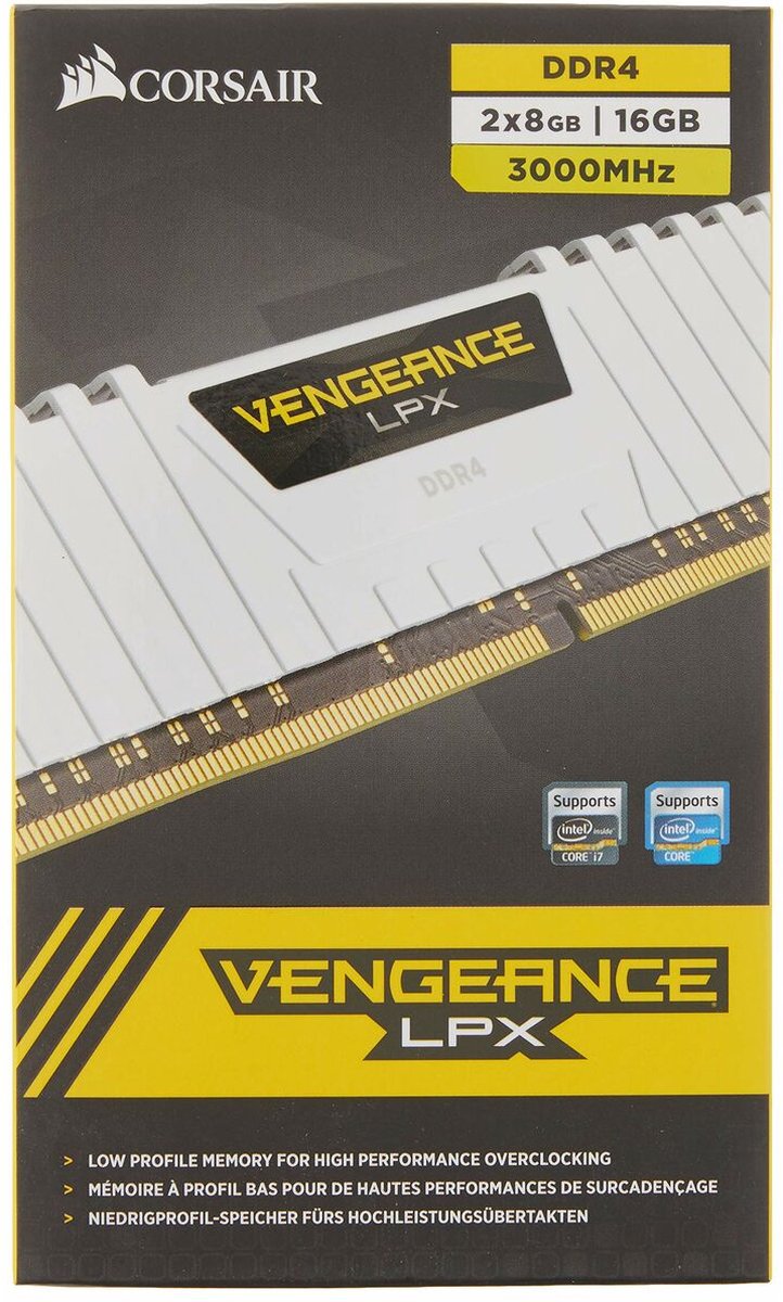 Vengeance LPX 16GB DDR4-3000 Geheugen (White) - afbeelding 3