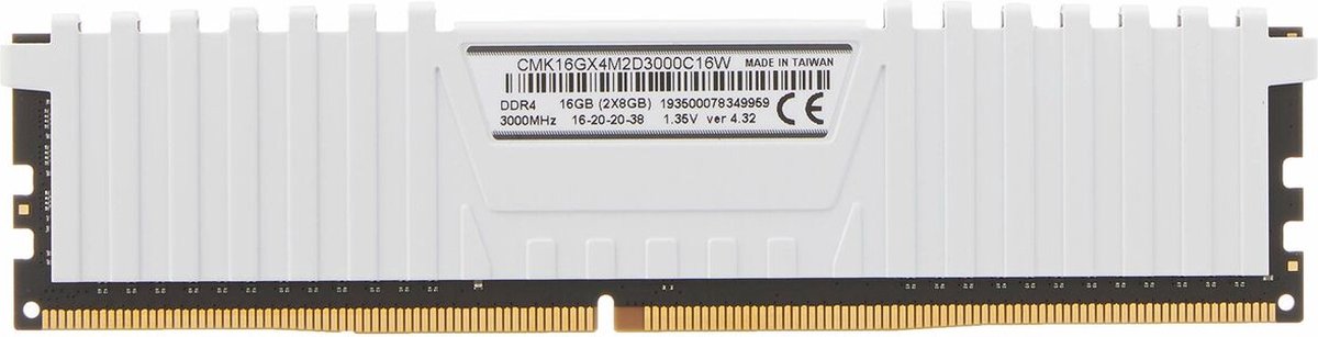 Vengeance LPX 16GB DDR4-3000 Geheugen (White) - afbeelding 4