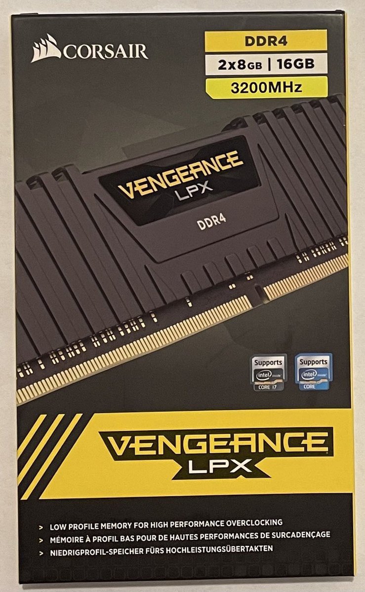 Corsair Corsair Vengeance Lpx -Cmk16Gx4M2B3200C16- 16Gb- Ddr4 -3200Mhz (2 X 8 Gb)