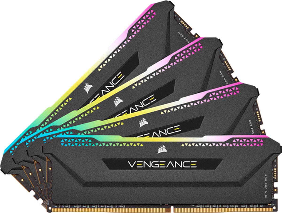 Vengeance RGB Pro SL 32GB (4x8GB) DDR4 3200MHz C16 Memory Kit - afbeelding 3