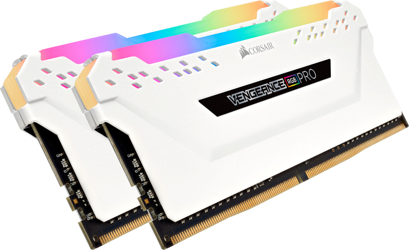 Corsair vengeance pro cmw32gx4m2e3200c 2 orig - Corsair Vengeance RGB Pro 32GB (2x16GB) DDR4 3200MHz Geheugen (White)