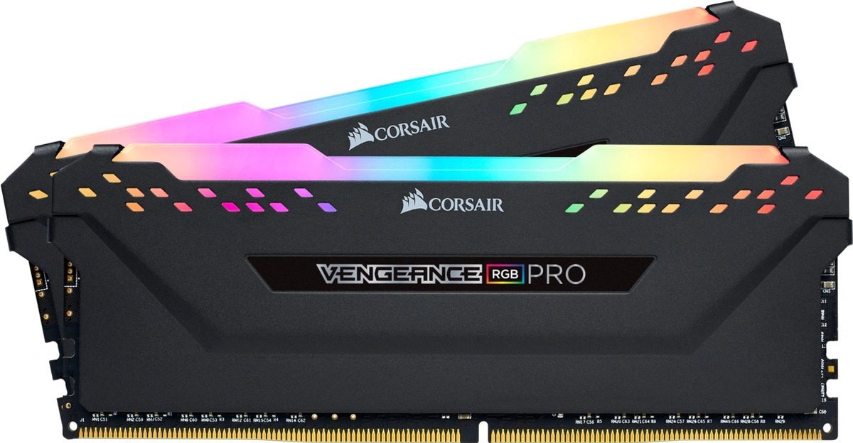 Corsair Corsair Vengeance Rgb Pro - Geheugen - Ddr4 - 32 Gb: 2 X 16 Gb - 288-Pin - 3000 Mhz - Cl16 - 1.35V - Xmp 2.0