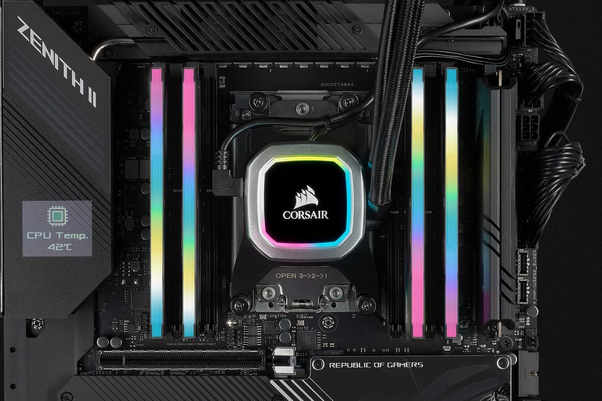 Vengeance RGB PRO SL 64GB (4x16GB) DDR4 3200MHz C16 Memory Kit - afbeelding 2